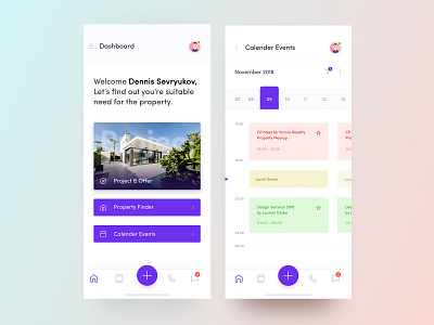 Broker Property App Exploration broker property app calendar app calendar events color clean calendar page ui dashboard conversation renting date slot flat minimal mobile dashboard house navigation inbox mobile property interface design ui material email mobile dashboard messaging chat app mobile dashboard project offer property renting property app property finder real estate app real estate ux user experience