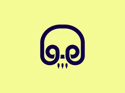 Skullcandy🎧 logomark concept brandidentity branding concept earpods headphones jack logo logomark plug skull skullcandy