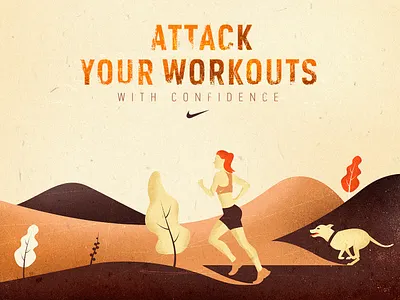 Nike Motion Adapt illustration nike run runner texture vector workout