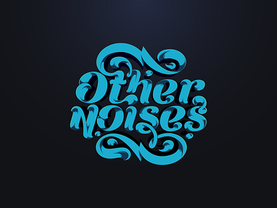 Other Noises logo band logo lettering logo vector