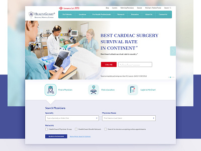 HealthGuard website healthcare app medical app ux ui design