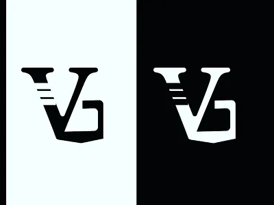 V & G Letters. adobe art branding illustration logo logo design minimalistic portfolio ui ux vector