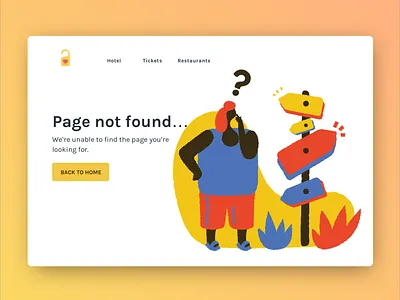 404 Page Design 404 404 error app branding clean design design jam illustration illustrator minimal portfolio sketch sketch app type typography ui ux vector web website