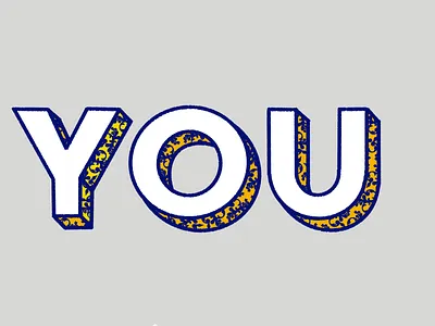 You design graphic procreate retro typo typography