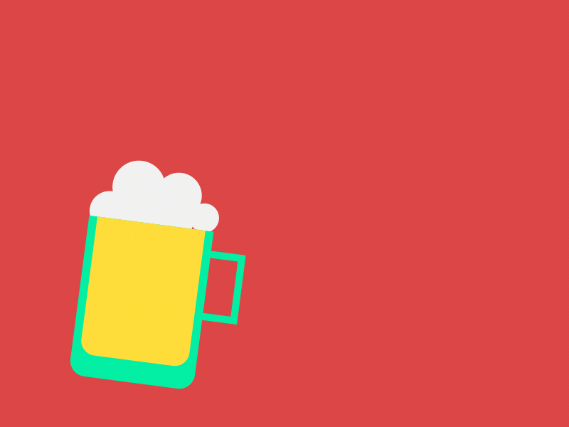 Beer! 2d animation beer drink