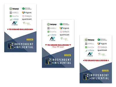 Sovrn conference way finding posters posters