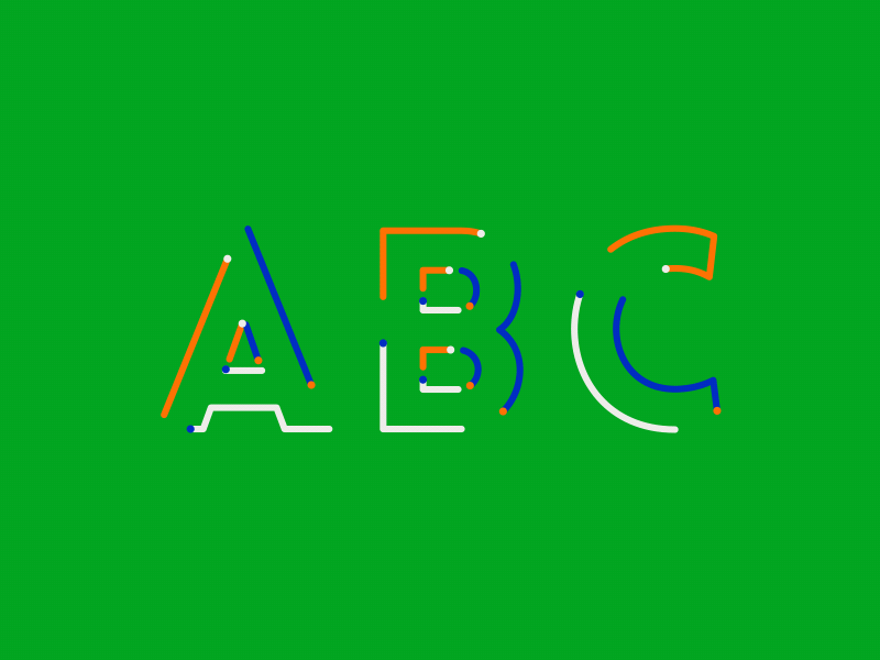 Lovelo - Animated Typeface / Preset Style 04