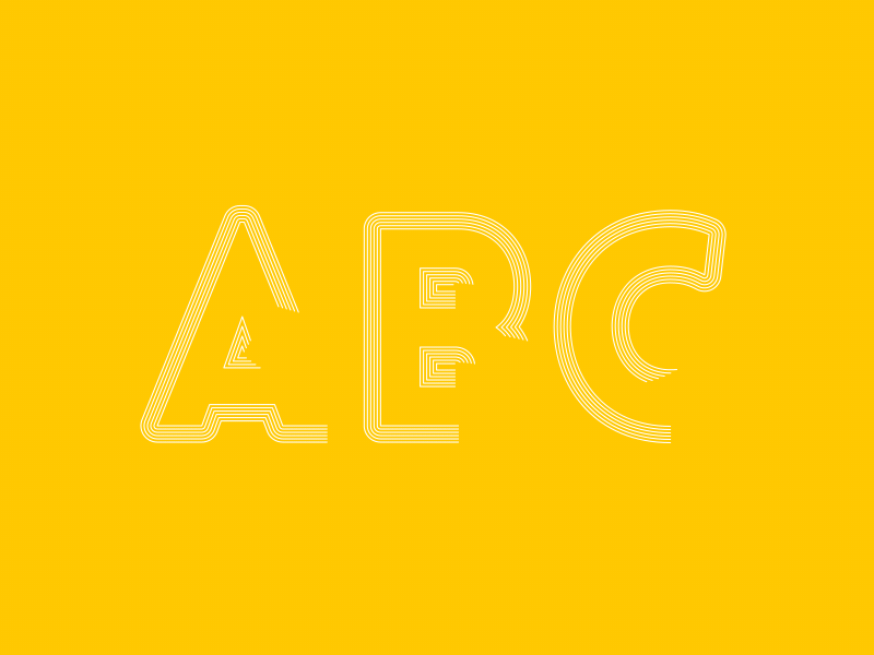 Lovelo - Animated Typeface / Preset Style 01 after effects animated animography font gif kinetic loop motion type typeface typography