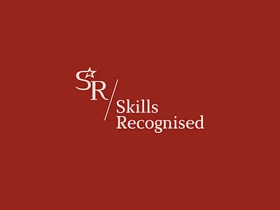 Skills Recognised brand branding identity logo skills training