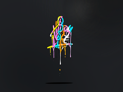 Hippy Life. calligraphy graffiti handlettering lettering street style typography