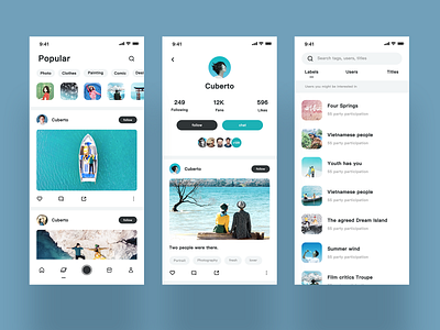 Blog lofter redesign app lofter ui