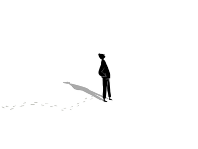 Are you pondering what i'm pondering? clean illo illustration ipad pro minimal person procreate
