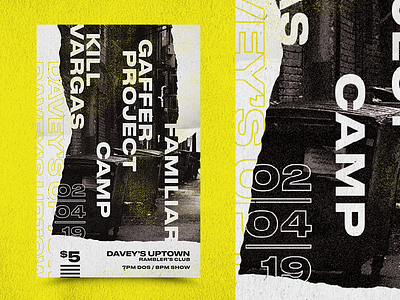 Show Poster - Kill Vargas gig grit music poster show show poster