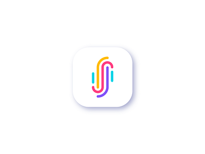 jdentity | App icon ambigram app app branding application branding flat icon identity ios logo logomark monogram symbol