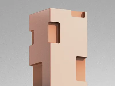 Process Coverdesign for Magazine 3d architecture art artwork design illustration