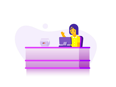 The friendly executive daily 100 challenge design designdaily flat design graphic design illustration vector