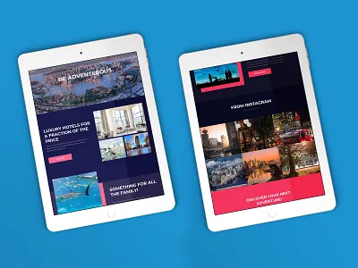 Tourism Landing Page landing page marketing campaign travel ui ux