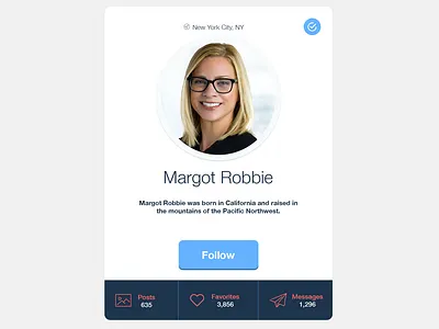 Avatar|Profile Card app design design graphic design page layout photoshop ui ui desgin web design
