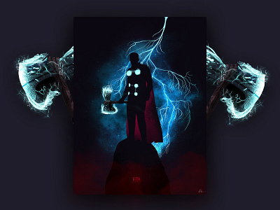 Stormbreaker avengers illutration ipad pro poster procreate stormbreaker thor