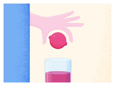 Hello everyone. blue debut hand hello illustration illustrator lemon pink texture vector yellow lemon studio