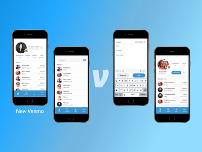 New Venmo mobile paytment app redesign uidesign venmo venmo redesign