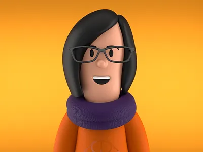 Girl beliver 3d beliver c4d character corona exploration girl illustration