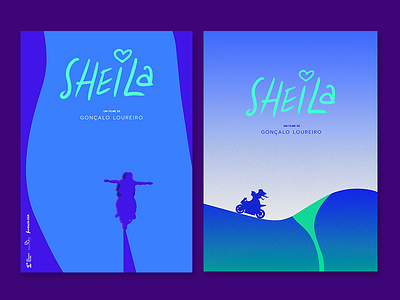 Movie Poster film gradient heart illustration love movie poster sex