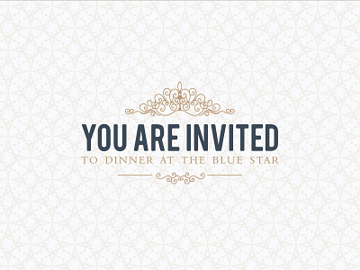 Formal Invitation / Donor Dinner art deco benefit dinner colorado colorado springs dinner invite donor donor dinner filigree gold gold and navy invitation invite navy navy and gold non profit non profit organization nonprofit retro vintage you are invited