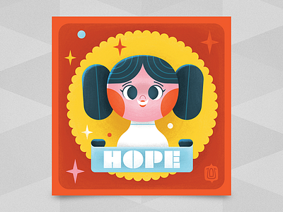 Hope cartoon illustrations character design childrens illustration digital art disney illustration jedi kidlit kids art lucasfilm space star wars vector