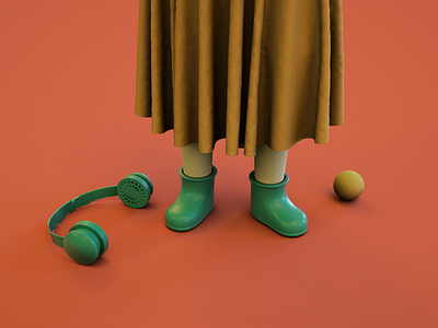 That Legs 3d cinema4d color octane