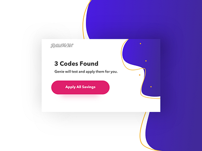 Genie Browser Extension austin blobby branding browser extension coupons gradient design retailmenot