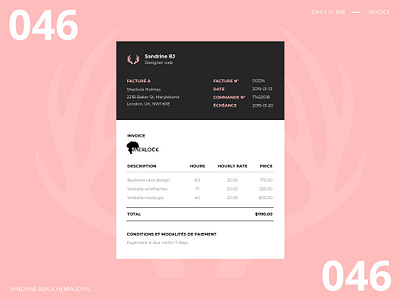 Daily UI 046 - Invoice daily ui daily ui 046 dailyui design illustration invoice ui vector