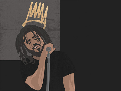 C😈LE W🌎RLD born sinner cole cole world illustration j cole j. cole jcole kod no blanket rap rapper