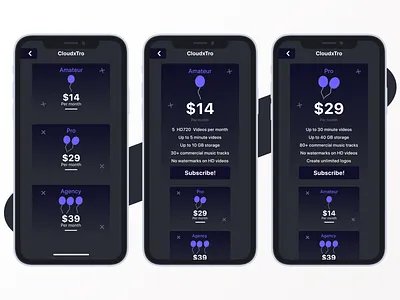 Subscription/Pricing Plan app design dribbble ios iphone mobileapps pricing pricing page pricing plan subscription subscription plan ui ui ux uidesign uiuxdesign ux