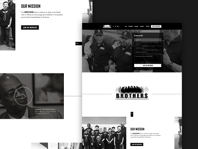 Brothers LP brending design landing landing page site ui ux