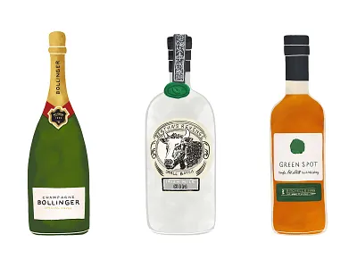 Bottles branding design food illustration illustrated food illustration