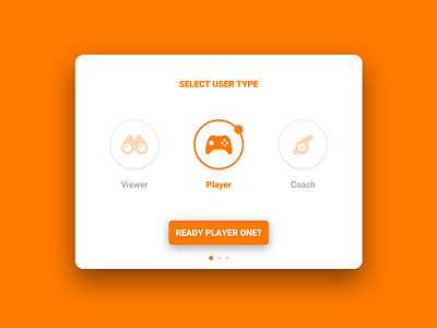 064 Select User Type app box daily 100 daily 100 challenge dailyui design icon minimal mockup select select user type ui user user type ux vector