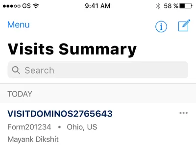 Summary page iOS design flat typography ui ux