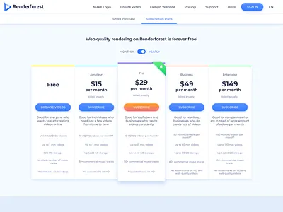 Subscription design gradiant pricing pricing page pricing plan pricing plans pricing table responsive screen subscription ui ui ux design ui deisgn uidesign ux ux ui ux design vector vibrant website