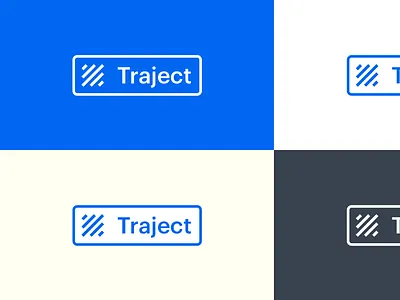 Traject Logo agency branding logo logotype software development