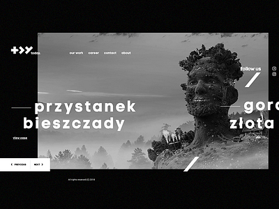 Concept advertising agency concept landing page matt reiss poland thevaro webdesign