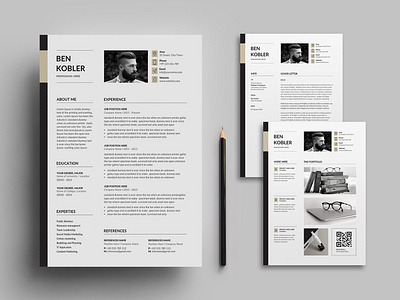 Resume/CV 2 page 3 page a4 clean cv design elegant elegant resume female resume feminine infographic letter minimalist modern modern resume portfolio portfolio resume professional resume resume clean