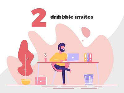 2x dribbble invites app branding dribbble free access icon illustration invite ios landing page logo new users poland shot thevaro typography ui ux webdesign