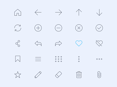 UI Icon Set affinity designer app apps arrow browser icon design icon icon a day icon set illustration navigation social social media ui vector web