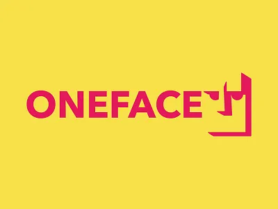 One Face app branding design draw drawing icon icons illustration illustrator logo logodesign logodesigner logotype vector web