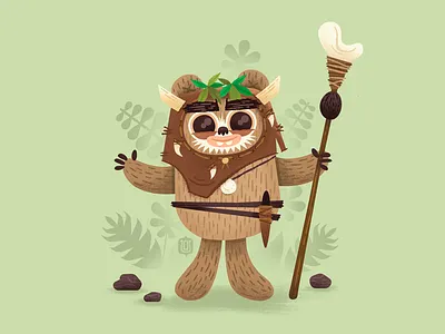 Yub Nub Chirpa cartoon illustrations character design childrens illustration digital art disney illustration jedi kidlit kids art lucasfilm star wars vector