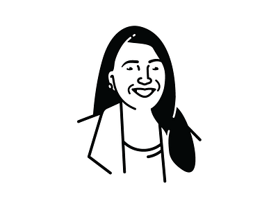 Fran Hauser avatar fast company illsutration line portrait