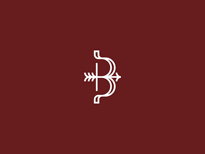 Alphabet Logo Series | B b bow design flat letter logo logo minimal typography vector