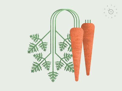 Carrots botany carrot etsy food geometric green illustration leaf modern natural history nature orange plant print root szarobiuro vege vegetable