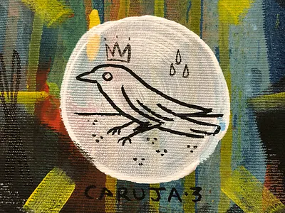 Caruja 3 acrylic painting